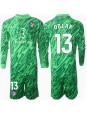 Atletico Madrid Jan Oblak #13 Torwart Auswärts Trikotsatz für Kinder 2024-25 Langarm (+ Kurze Hosen)